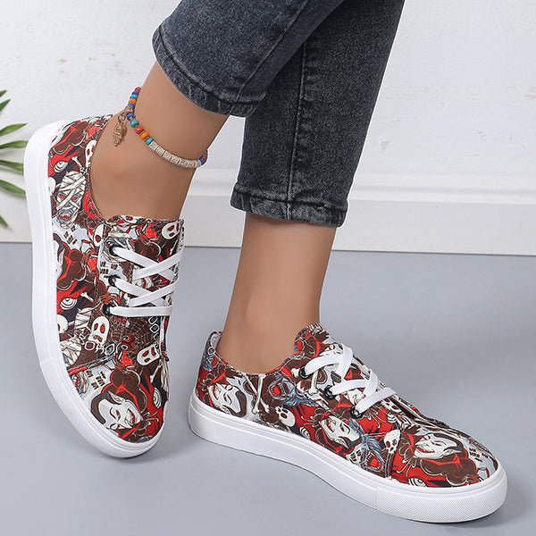🔥LAST DAY 50% OFF - Women's Casual Comfy Lightweight Lace-up Canvas Shoes