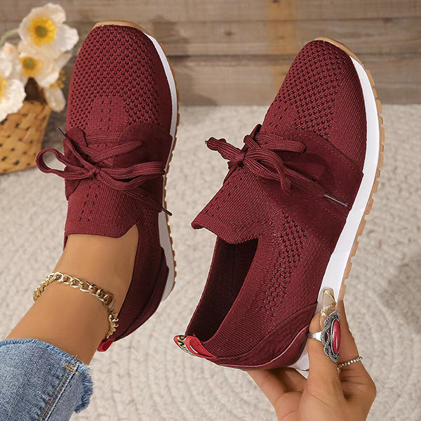 Last Day 70% OFF-Women's Breathable Flying Woven Orthopedic Sneakers