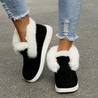LAST DAY 75% OFF-Women Winter Warm Plush Fur Snow Ankle Boots
