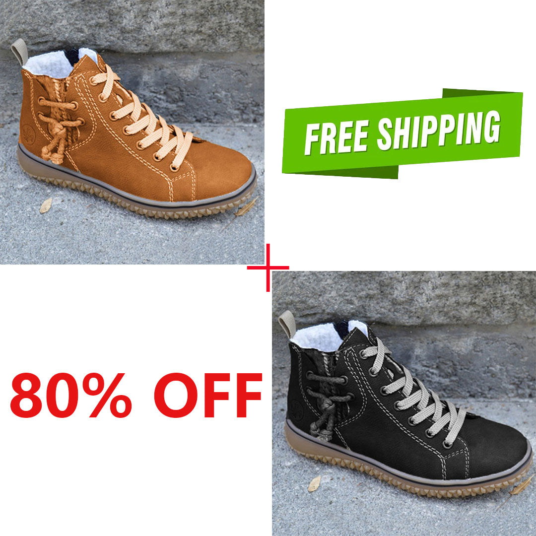 LAST DAY 75% OFF——Women's Comfortable Orthopedic Ankle Boots With Plush Liner