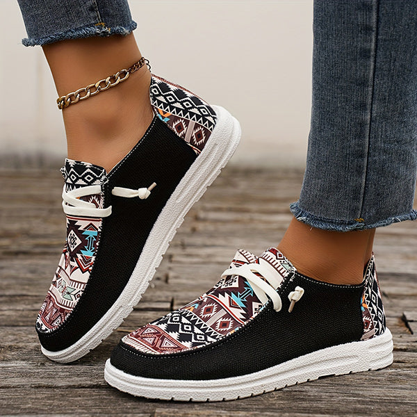 🔥LAST DAY 70% OFF - Women's Casual Comfy Tribal Pattern Canvas Shoes