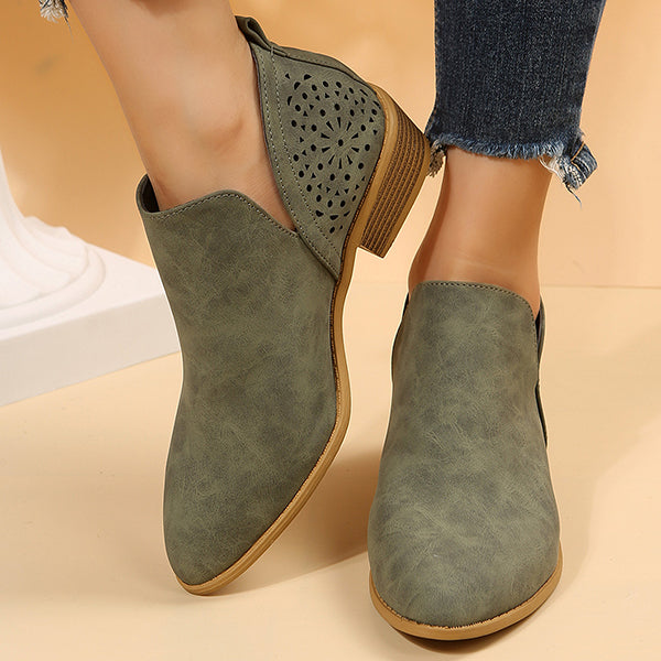 LAST DAY 75% OFF-Women Casual Leather Moccasin Boots