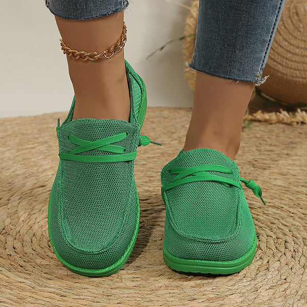 🔥LAST DAY 70% OFF - Women's Casual Breathable Solid Color Canvas Sneakers