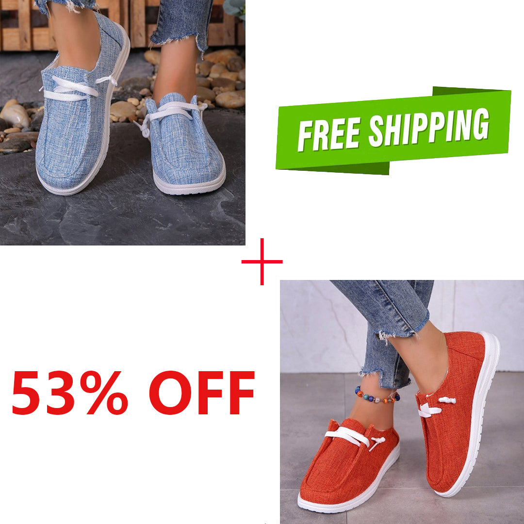 🔥LAST DAY 50% OFF - Women's Casual Comfy Canvas Walking Shoes