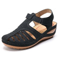 Women's Casual Bohemia Gladiator Wedge Shoes Comfortable Ankle Strap Outdoor Platform Sandals
