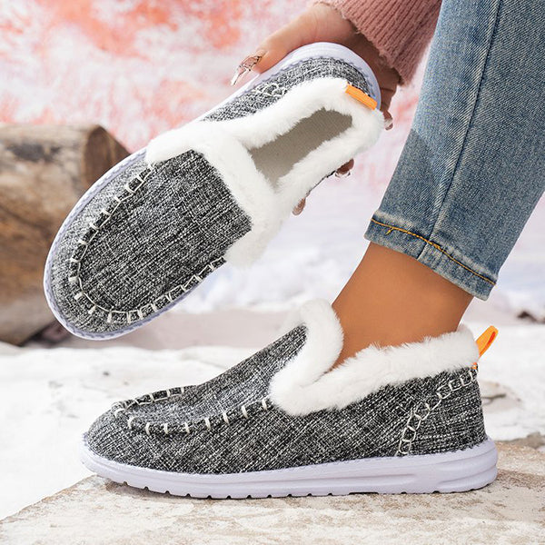 LAST DAY 50% OFF-Women's Comfort Warm Fleece-Lined Winter Snow Boots