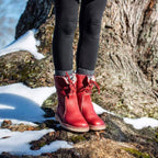Women's Vintage Buttery-Soft Waterproof Wool Lining Boots