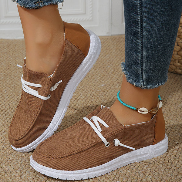 🔥LAST DAY 50% OFF - Women's Casual Comfy Canvas Slip Ons