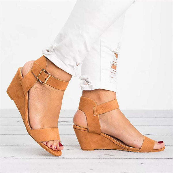 Last Day 75% OFF-Women's Comfortable Orthopedic Wedge Open Toe Sandals
