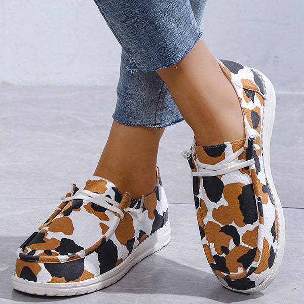 🔥LAST DAY 70% OFF - Women's Casual Comfy Lace-up Canvas Shoes