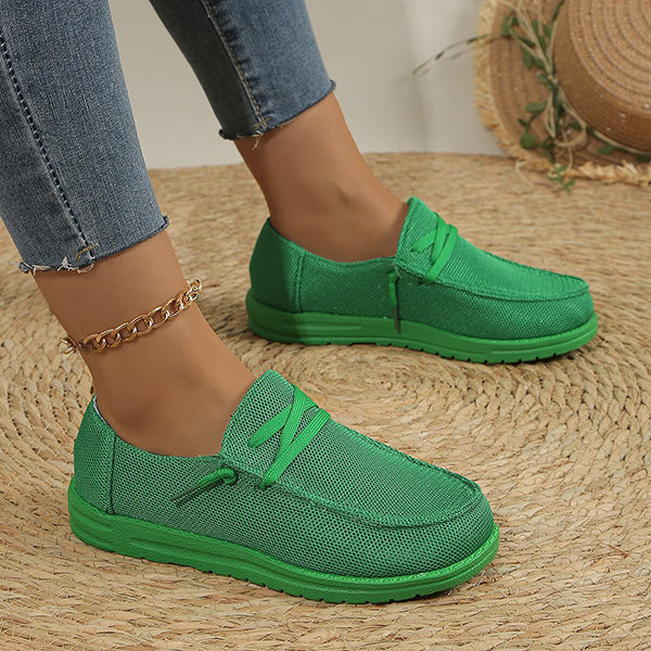 🔥LAST DAY 70% OFF - Women's Casual Breathable Solid Color Canvas Sneakers