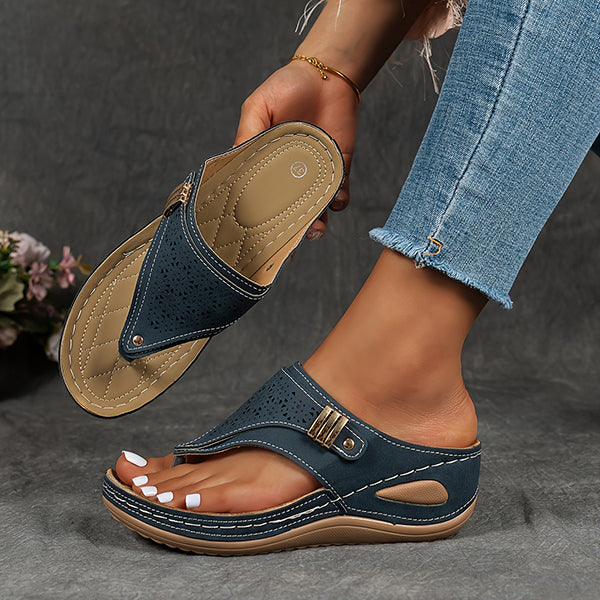 😍Last Day 70% OFF😍-Womens Comfy Mesh Breathable Wedge Sandals