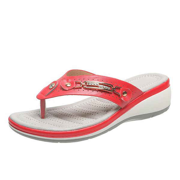 🔥Last day 49% OFF🔥- Women's Arch Support Soft Cushion Flip Flops Thong Sandals Slippers