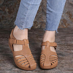 Women's Casual Bohemia Gladiator Wedge Shoes Comfortable Ankle Strap Outdoor Platform Sandals
