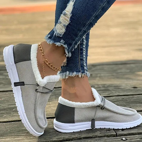 LAST DAY 50% OFF-Women's Comfort Plush Winter Ankle Boots