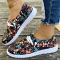 🔥LAST DAY 70% OFF - Women's Casual Comfy Floral Print Canvas Shoes