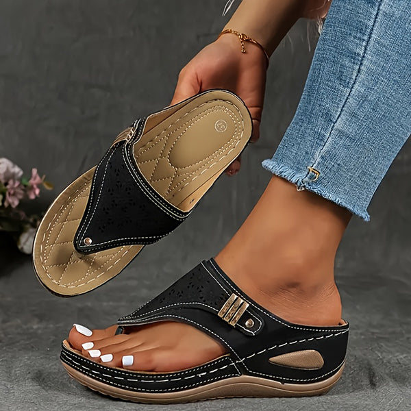 😍Last Day 70% OFF😍-Womens Comfy Mesh Breathable Wedge Sandals