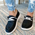 🔥LAST DAY 49% OFF - Women's Sneakers Low Top Casual Breathable Canvas Slippers