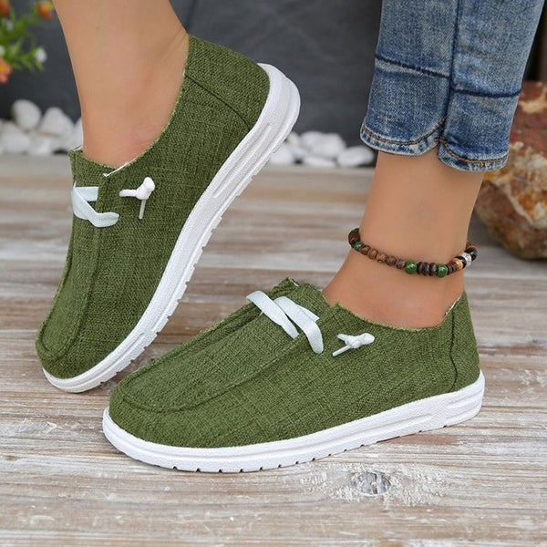 🔥LAST DAY 50% OFF - Women's Casual Comfy Canvas Walking Shoes