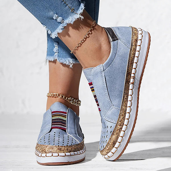 🔥LAST DAY 70% OFF - Women Comfortable Hollow Lightweight Low Top Slip On