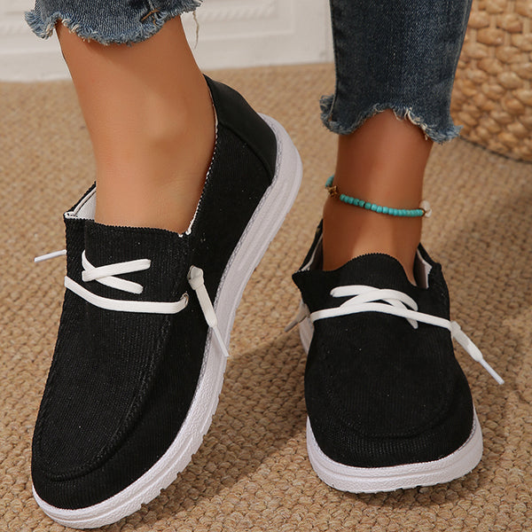 🔥LAST DAY 50% OFF - Women's Casual Comfy Canvas Slip Ons