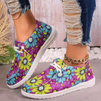 🔥LAST DAY 50% OFF - Women's Casual Comfy Color Printing Canvas Shoes