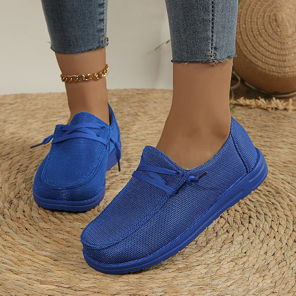 🔥LAST DAY 70% OFF - Women's Casual Breathable Solid Color Canvas Sneakers