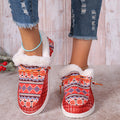 LAST DAY 50% OFF-Women's Comfort Embroidered Furry Snow Boots
