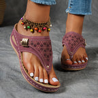😍Last Day 70% OFF😍-Womens Comfy Mesh Breathable Wedge Sandals