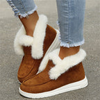LAST DAY 75% OFF-Women Winter Warm Plush Fur Snow Ankle Boots