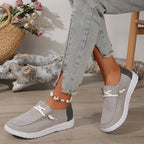 🔥LAST DAY 50% OFF - Women's Casual Comfy Canvas Slip Ons