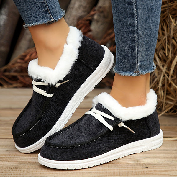 LAST DAY 50% OFF-Women's Comfort Non-slip Winter Fluffy Boots