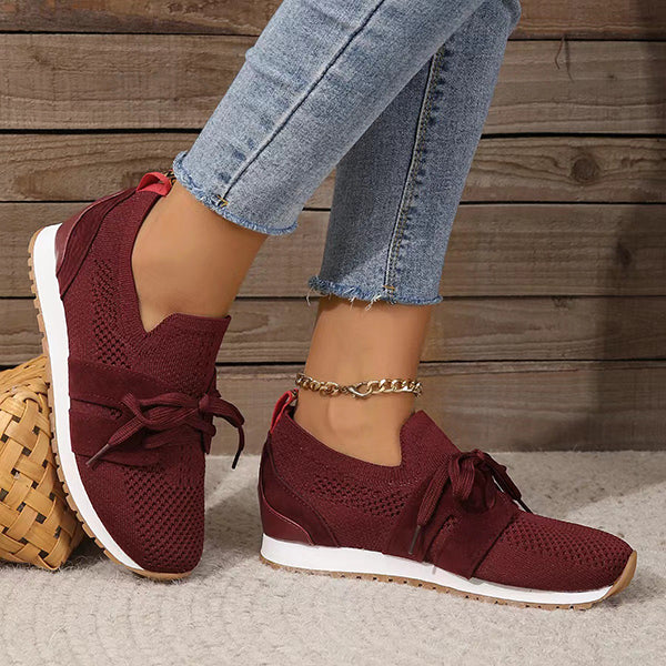 Last Day 70% OFF-Women's Breathable Flying Woven Orthopedic Sneakers
