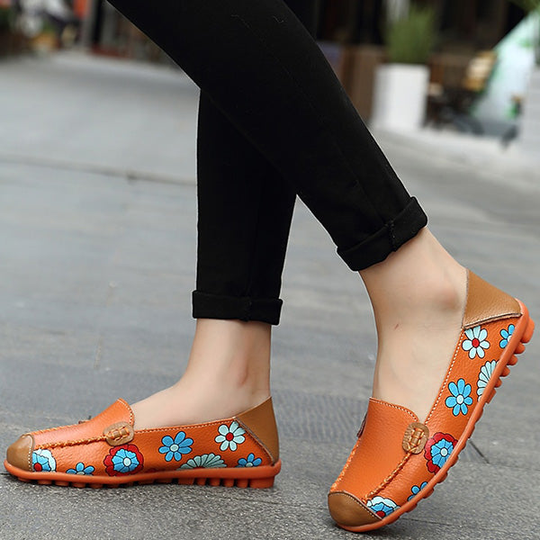 🔥LAST DAY 50% OFF - Women Comfortable Casual Minimalism Faux Leather Shoes