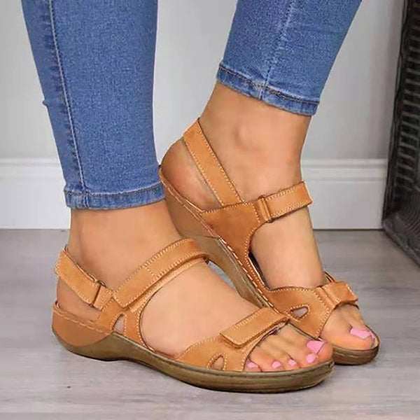 Orthopedic Wedge Sandals for Women Open Toe Ankle Strap Platform Sandals