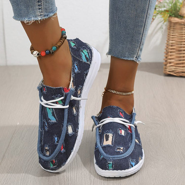🔥LAST DAY 70% OFF - Women's Casual Comfy Lightweight Low-top Canvas Shoes