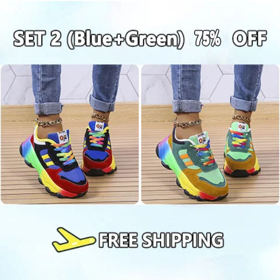 LAST DAY 75% 0FF- New Orthopedic Shoes | Rainbow Sneakers