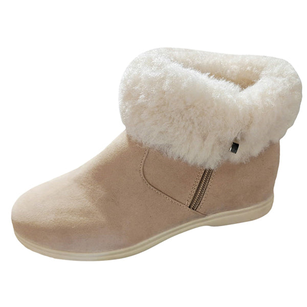 Last Day 50% OFF-Women's Classic Slip Resistant Suede Casual Warm Snow Boots