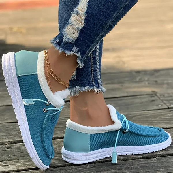 LAST DAY 50% OFF-Women's Comfort Plush Winter Ankle Boots