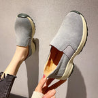 Women's Casual Suede Thick Sole Loafers