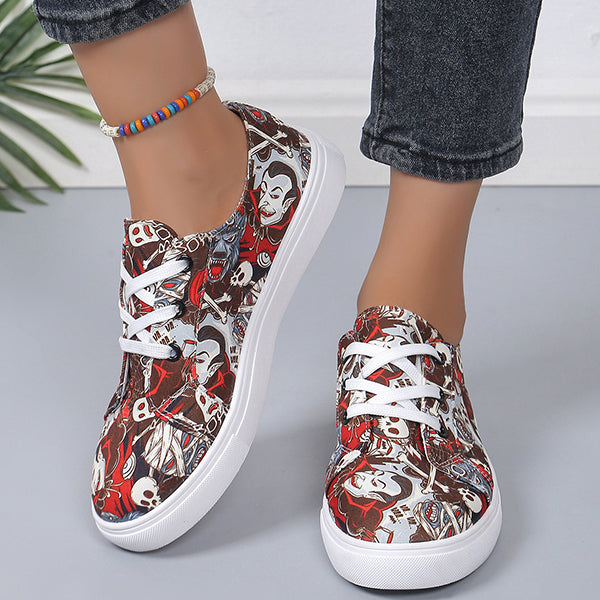 🔥LAST DAY 50% OFF - Women's Casual Comfy Lightweight Lace-up Canvas Shoes