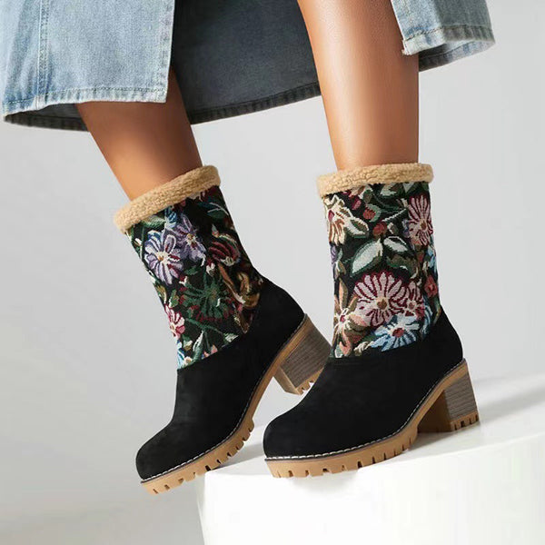Women's Comfortable Winter Fur Warm Snow Boots