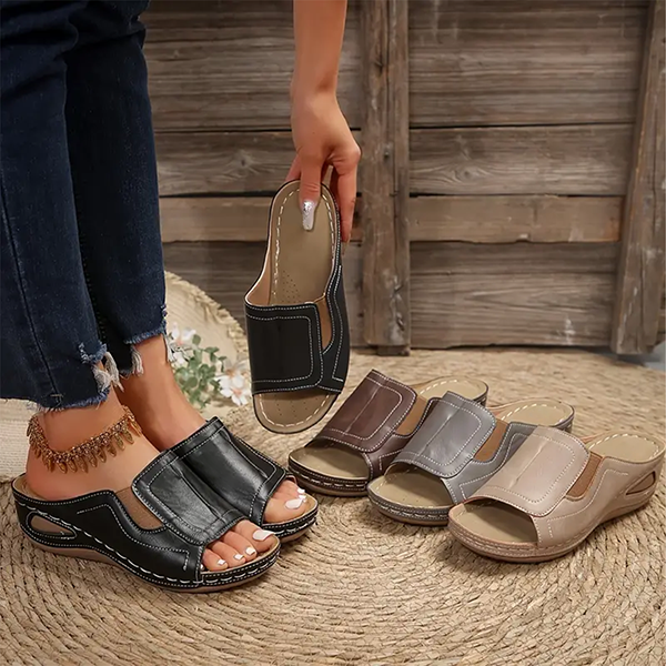 Women's Summer Casual Comfort Air Cushion Leather Sandals