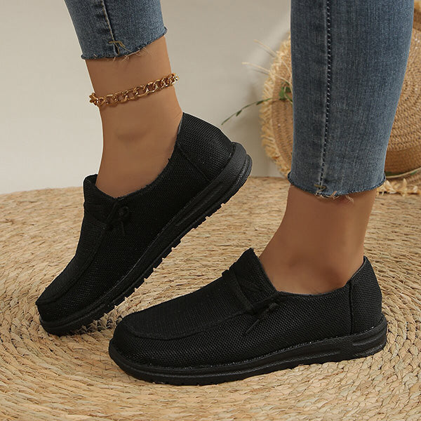 🔥LAST DAY 70% OFF - Women's Casual Breathable Solid Color Canvas Sneakers