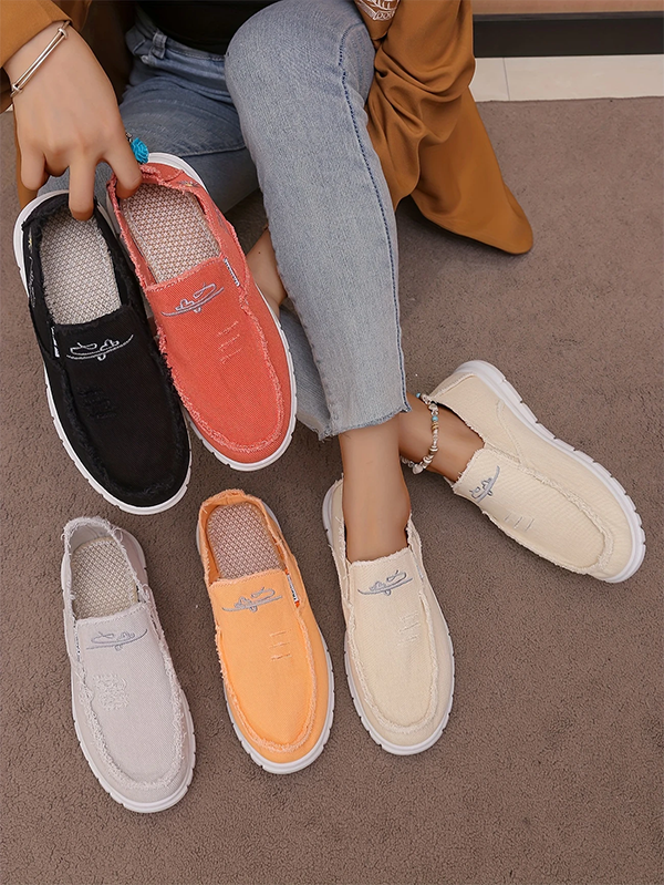 🔥LAST DAY 50% OFF -Women's Casual Slip-On Canvas Shoes