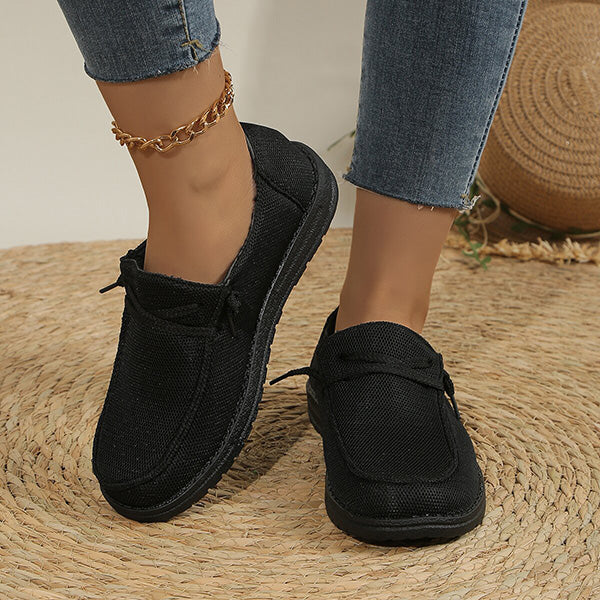 🔥LAST DAY 70% OFF - Women's Casual Breathable Solid Color Canvas Sneakers