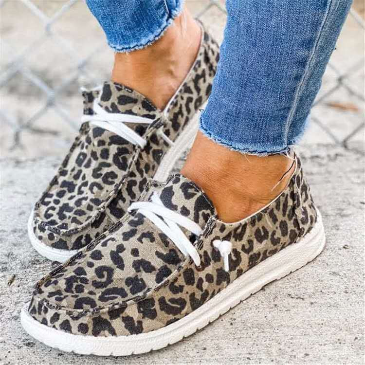 🔥LAST DAY 49% OFF - Women's Sneakers Low Top Casual Breathable Canvas Slippers