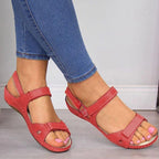 Orthopedic Wedge Sandals for Women Open Toe Ankle Strap Platform Sandals