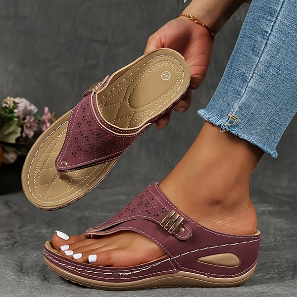 😍Last Day 70% OFF😍-Womens Comfy Mesh Breathable Wedge Sandals