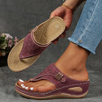 😍Last Day 70% OFF😍-Womens Comfy Mesh Breathable Wedge Sandals